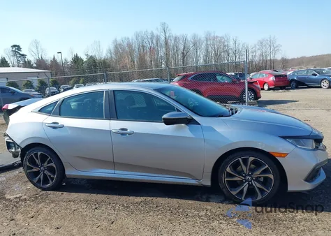 2021 Honda Civic Sport from USA, damaged, VIN 2HGFC2F84MH527231
